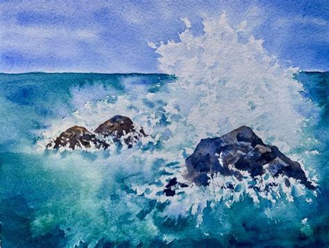 Painting Crashing Waves In Watercolor Eva Nichols Skillshare