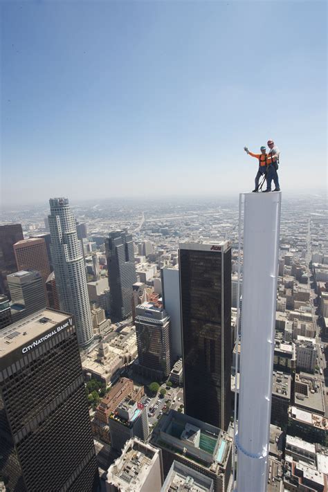 An Amazing View Of The Wilshire Grand Spire News