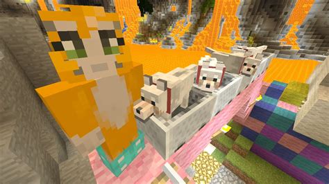 Minecraft Xbox Cave Den Bouncy Animals 26 Youtube