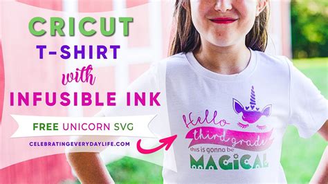 Cricut Infusible Ink On A Cricut T Shirt Tutorial Final Youtube