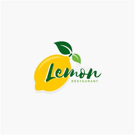 Lemon Fruit Logo Design Vector Stock Vector Illustration Of Lime