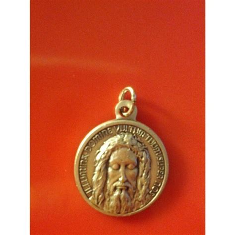 Medal Holy Face Of Jesus Holy Shroud Santa Faz Pierina Etsy