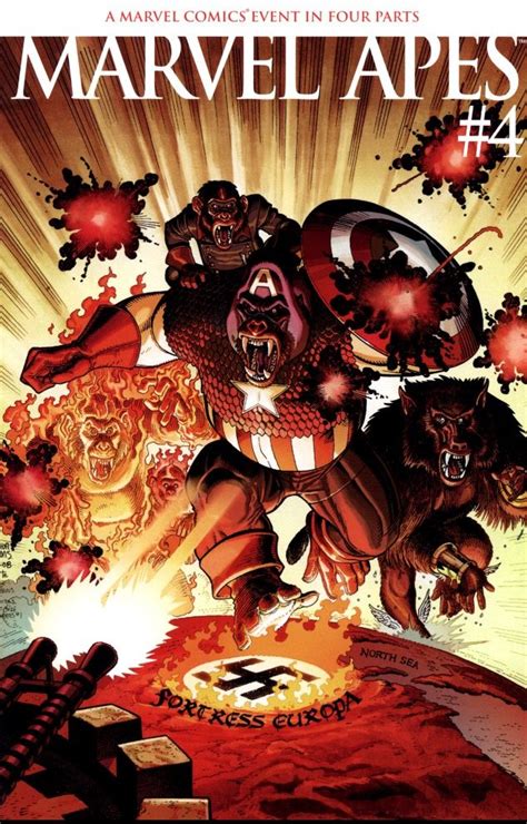 Marvel Apes 4 Variant Cover Art By Arthur Adams Marvel Comic