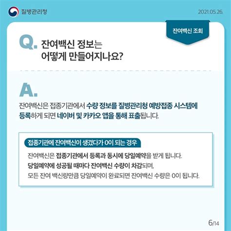 7 시간 전 / flexible. 코로나19 예방접종 잔여백신 당일예약 기능 Q&A > 대한민국 정부 ...