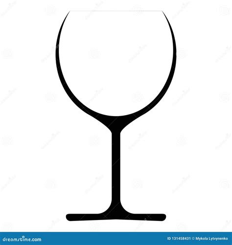 Symbole En Verre Dicône De Vin Partie De Vinothèque En Verre De Vin