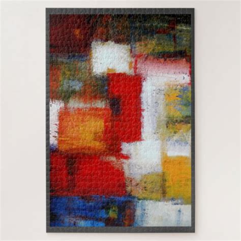 Modern Abstract Art Painting Jigsaw Puzzle Uk