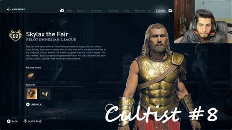 Assassin S Creed Odyssey Cultist Skylax The Fair Youtube