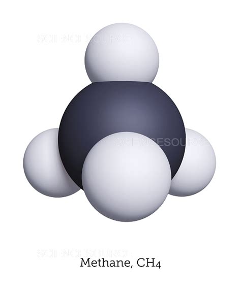 Photograph Space Filling Model Of Methane Science Source Images