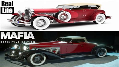 Mafia Definitive Edition Cars In Real Life Youtube