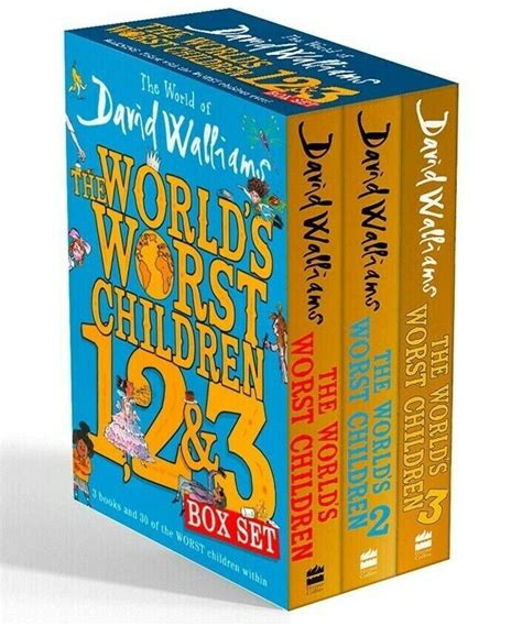 David Walliams The World Worst Children 1 2 And 3 Box Set English