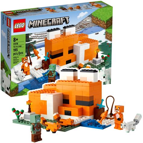 Купить Lego Minecraft Среда обитания лис 21178 отзывы фото и