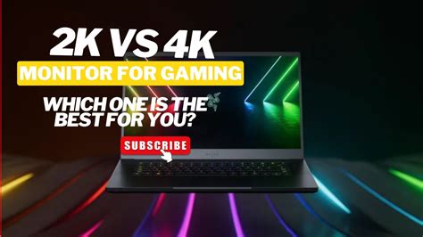 2k Vs 4k Monitor For Gaming Which One Is The Best For You Youtube