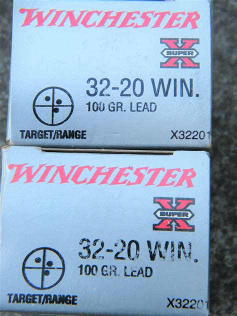 Winchester Super X Ammunition 32 20 Wcf 100 Grain Lead Flat Nose 17