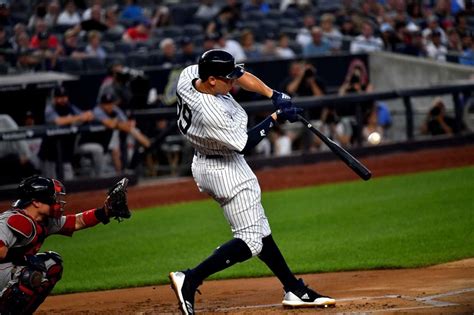 Yankees Right Fielder Aaron Judge Hits His 22nd Home Run Gold Medal
