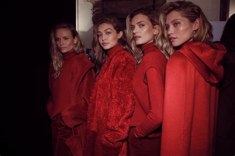 Ladies In Red Backstage At Max Mara Fashion Lady In Red Fashion Books