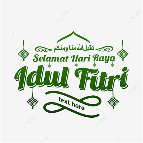 Selamat Hari Raya Idul Fitri Font