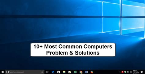 10 Most Common Computer Problems And Solutions Tech All Tips