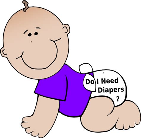 Baby Diapers Clip Art At Clker Com Vector Clip Art Online Royalty