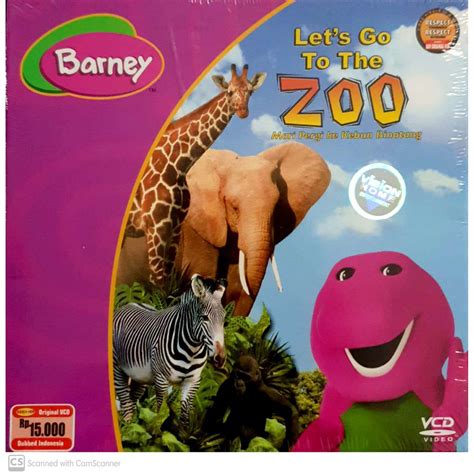 Jual Barney Lets Go To The Zoo Vcd Original Shopee Indonesia