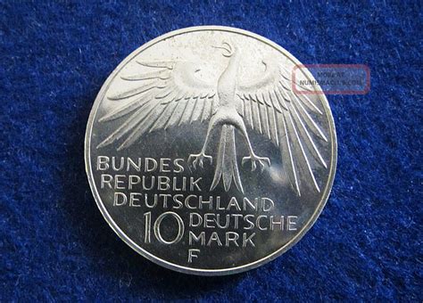1972 Germany Silver 10 Mark Olympic Commemorative