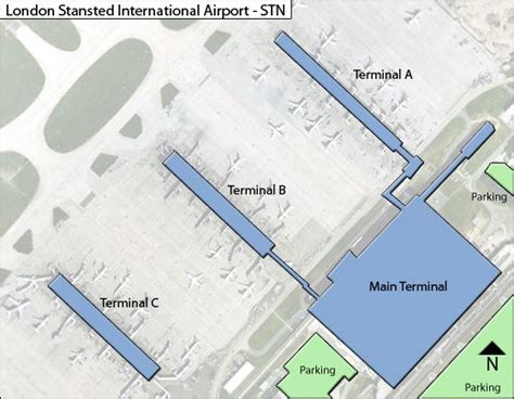 London Stansted Stn Airport Terminal Map
