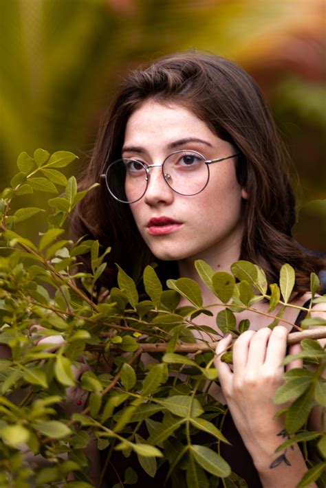 Free Images People In Nature Leaf Face Green Lady Glasses Beauty Eyewear Natural
