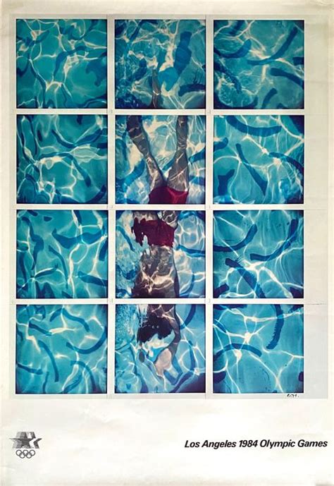 David Hockney Swimmer Jeux Olympiques Los Angeles 1984 Catawiki