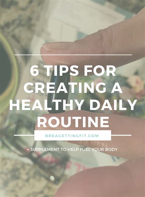 6 Tips For Creating A Healthy Daily Routine That Fuels Your Day