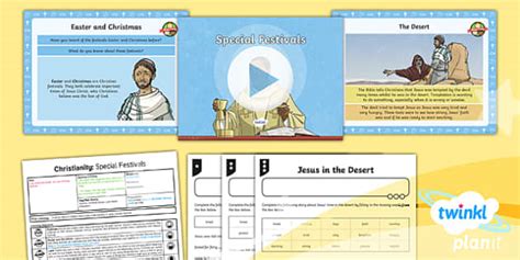 Re Christianity Special Festivals Year 4 Lesson Pack 4