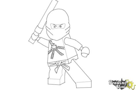 How To Draw Kai From Lego Ninjago Drawingnow