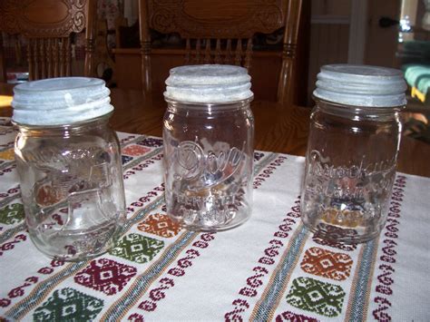 2 1 Pint Canning Jars With Zinc Lids 1 Pint Bicentennial Jar