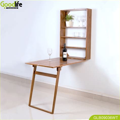 Solid Wood Wall Mounted Table