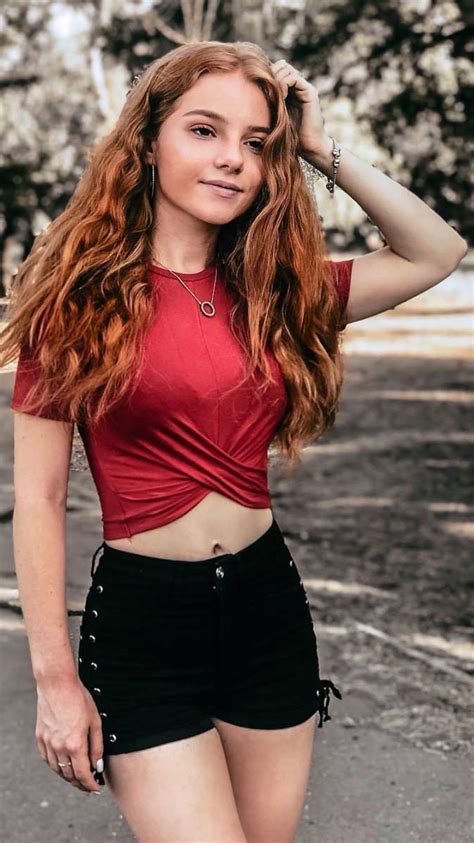 Julia Adamenko Instagram Star Beautiful Redhead Red Hair Woman Red Haired Beauty
