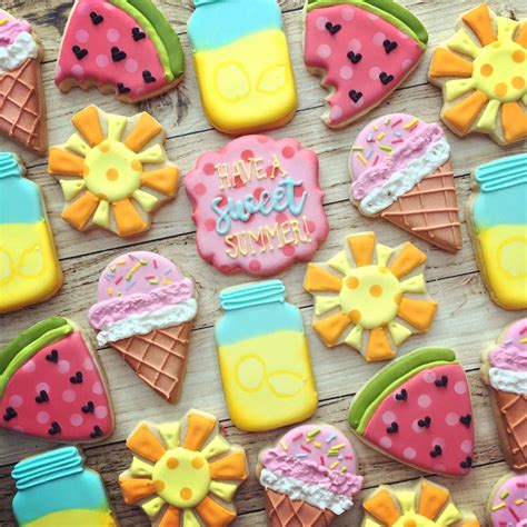 50 Best Ideas For Coloring Summer Themed Cookies