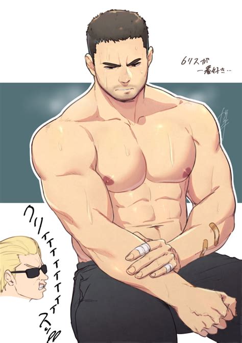 Chris Redfield And Albert Wesker Resident Evil And 1 More Drawn By