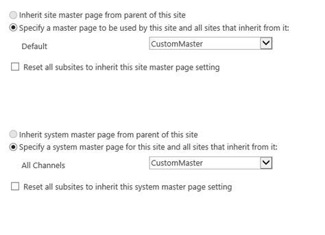 Deploying Custom Master Page In SharePoint SharePoint