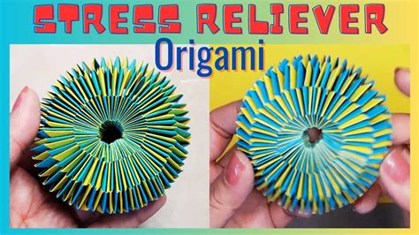 Stress Reliever Origami Mj Crafts Youtube