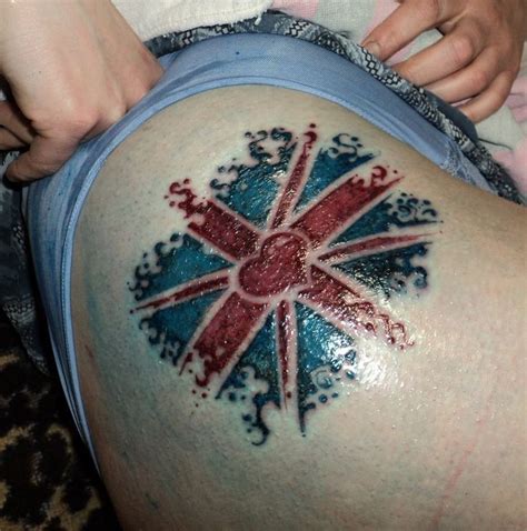Union Jack Tatt By Asblackascoal On Deviantart Cool Tattoos Small