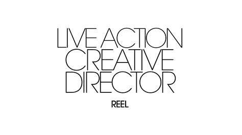 Live Action Direction Reel