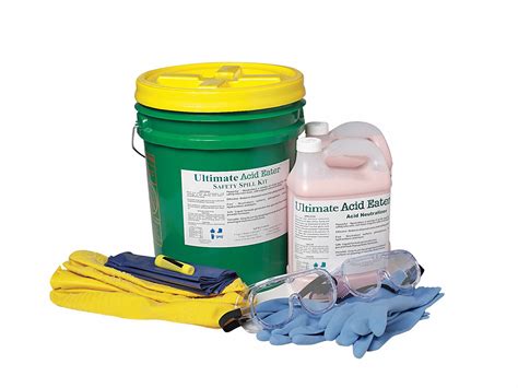 Ultimate Acid Eater Spill Kit Neutralizes Chemical Type Acids
