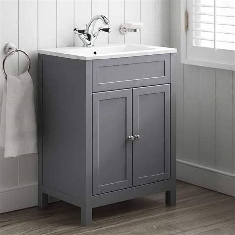 It combines a bathroom sink with practical storage space, helping to declutter everyday items, whilst. Butler & Rose Catherine Traditional Floorstanding Vanity ...