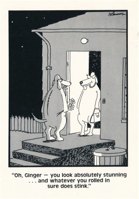 Far Side Cartoon Humor By Gary Larson Dogs Dating Stunning Stinking
