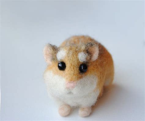 Robo Dwarf Hamster Realistic Needle Felted Hamster Ready To Etsy