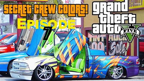 Gta 5 Online Best Modded Crew Colors Episode 7 Youtube