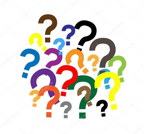 Many Colorful Question Marks — Stock Vector © Pikachyyyy 38668759