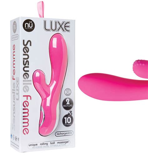 Nu Sensuelle Femme Luxe Rechargeable Silicone Rabbit Vibrator Sex Toys Women Wp 9342851001920