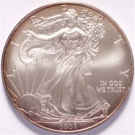 2008 Silver American Eagle Dollar Numismax