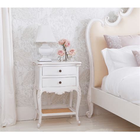 Combining classic french furniture with playful Provencal 2 Drawer Bedside Table, French Bedroom Company