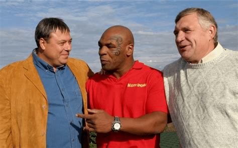 Mike Tyson With 2 Leaders Of The Solntsevskaya Bratvabrotherhood The