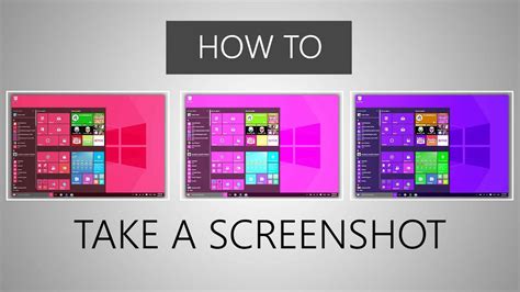 Before you can take a screenshot, make sure that the screen which you want to screenshot is up with no distractions (e.g., open windows or programs). 3 Ways to Take a Screenshot in Windows 10 - YouTube